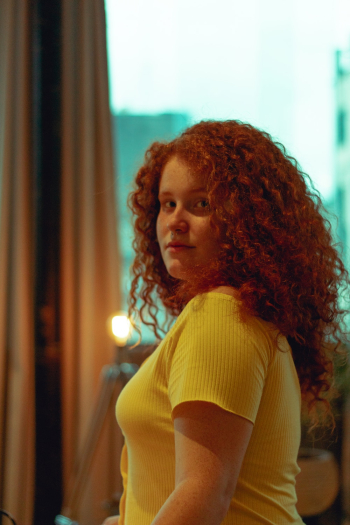 Woman In Yellow Top Woman In Yellow Top