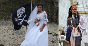 Woman Jack Sparrow impersonator who married 300-year-old pirate ...