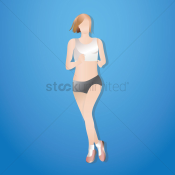 Woman jogging Woman jogging
