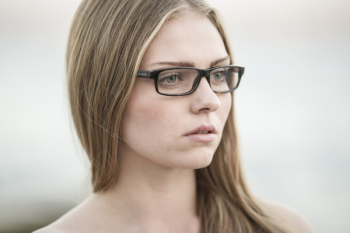 Woman Looking Side Woman Looking Side