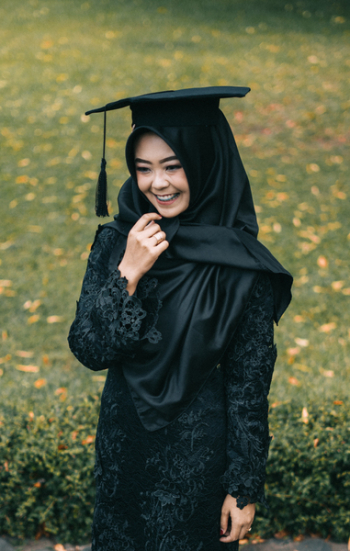 Woman on Grass Field