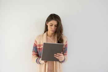 Woman On Ipad Woman On Ipad