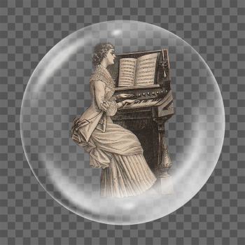 Woman png playing piano sticker, | Free PNG - rawpixel