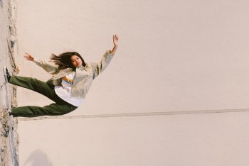 Woman Posing Sideways Woman Posing Sideways