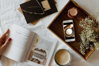 Woman read book and drink coffee Woman read book and drink coffee