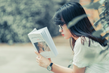 Woman Reading Book Woman Reading Book