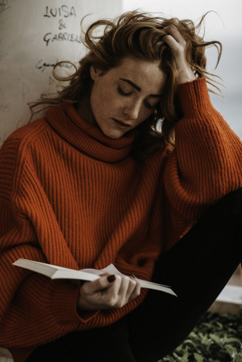 Woman Reading Books Woman Reading Books