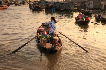 Woman Riding Boat Woman Riding Boat