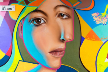 woman's face abstract painting woman's face abstract painting