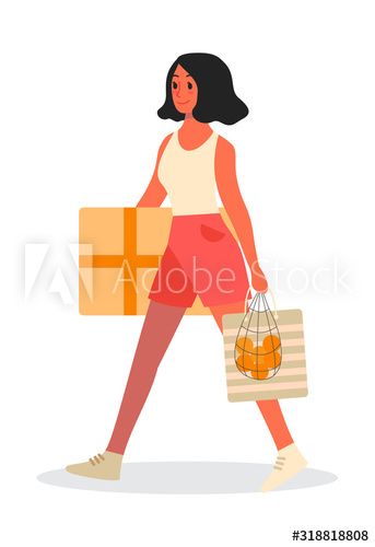 Woman shopping Woman shopping