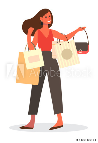 Woman shopping Woman shopping