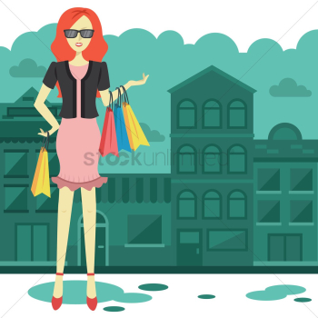 Woman shopping Woman shopping
