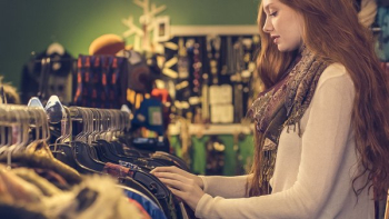 Woman Shopping For Clothes Woman Shopping For Clothes