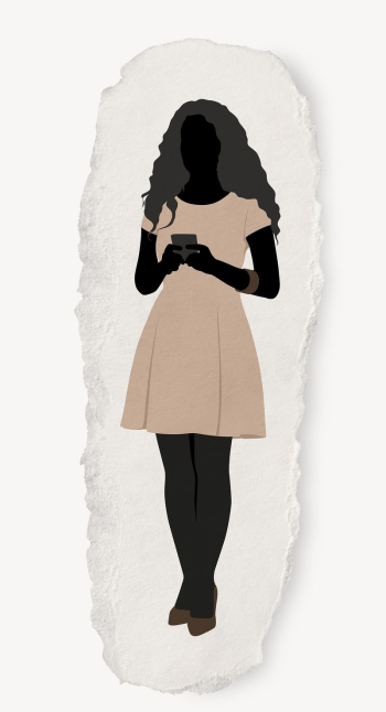Woman silhouette, full body length, | Free PSD - rawpixel Woman silhouette, full body length, | Free PSD - rawpixel