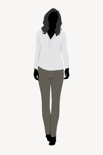 Woman silhouette, full body length | Free PSD - rawpixel Woman silhouette, full body length | Free PSD - rawpixel