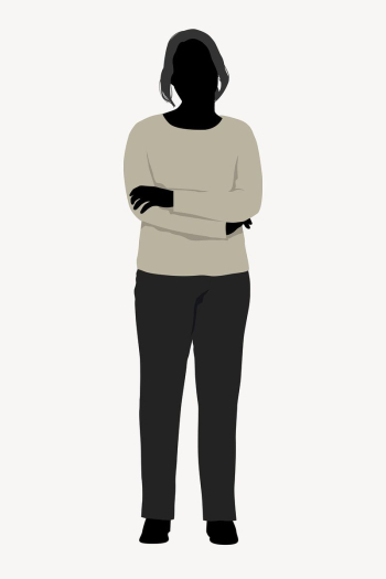 Woman silhouette, full body length | Free PSD - rawpixel Woman silhouette, full body length | Free PSD - rawpixel