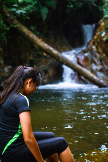 Woman Sitting Rock Woman Sitting Rock