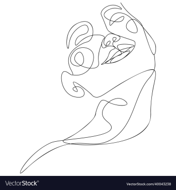 woman smile closed eyes line art woman smile closed eyes line art