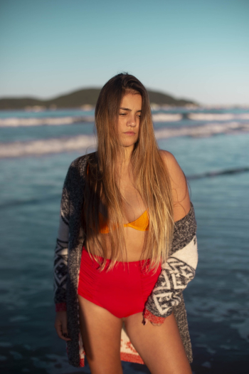 Woman Standing by the Sea Woman Standing by the Sea