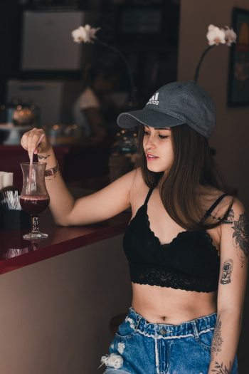 Woman Stirring Wine Woman Stirring Wine