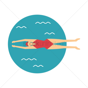 Woman swimming Woman swimming