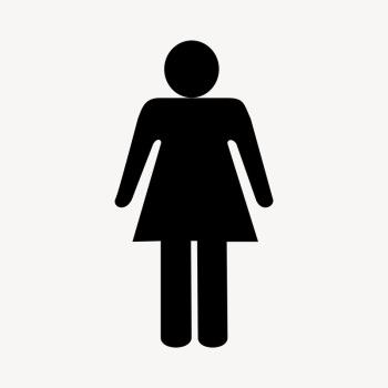 Woman symbol clipart, black | Free PSD - rawpixel Woman symbol clipart, black | Free PSD - rawpixel