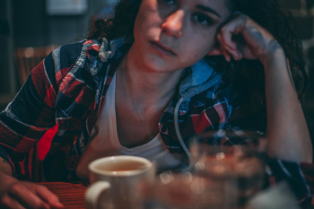 Woman Taking Selfie Indoors