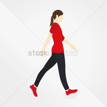 Woman walking Woman walking