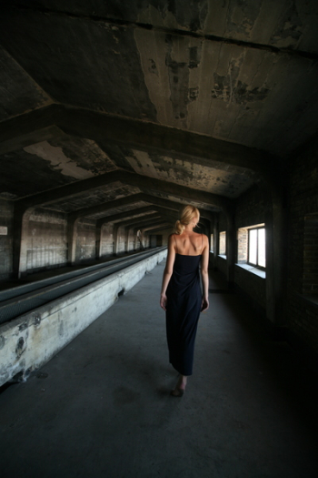 Woman Walking Indoors