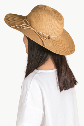 Woman wearing a wide brim beach hat profile portrait mockup | Free  transparent png - 2299266