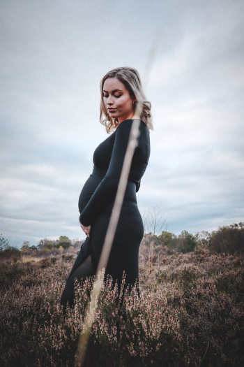 Woman Wearing Black Dress Woman Wearing Black Dress