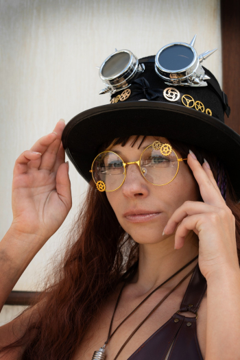 Woman Wearing Black Hat Woman Wearing Black Hat