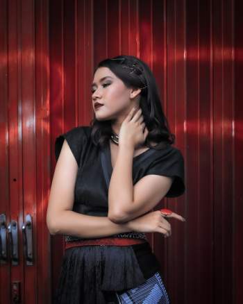 Woman Wearing Black Top Woman Wearing Black Top
