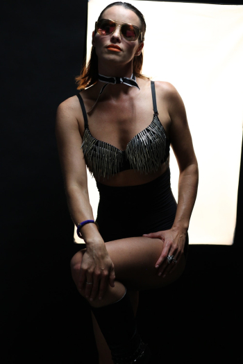 Woman Wearing Bodysuit