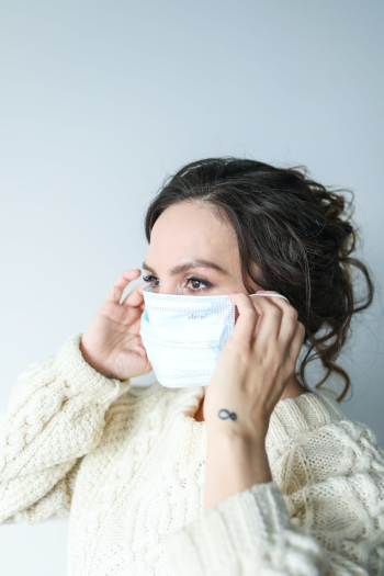 Woman Wearing Face Mask Woman Wearing Face Mask