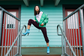 Woman Wearing Green Jacket Woman Wearing Green Jacket