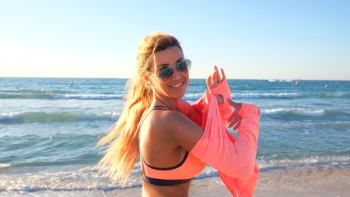 Woman Wearing Pink Top Woman Wearing Pink Top