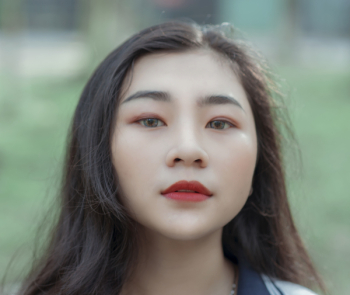 Woman Wearing Red Lipstick Woman Wearing Red Lipstick