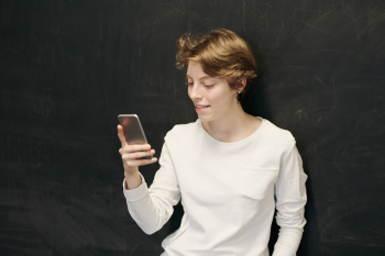 Woman Wearing White Sweater Woman Wearing White Sweater