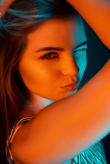 Woman Winking Woman Winking