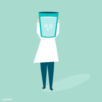 Woman with a glass of water as a head illustr.. | Free stock vector - 455141 Woman with a glass of water as a head illustr.. | Free stock vector - 455141