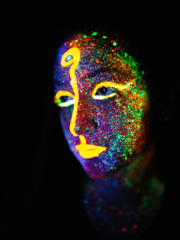 Woman With Face Art Woman With Face Art