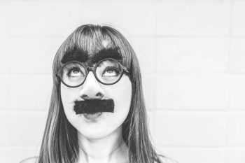 Woman With Moustache Free Photo Woman With Moustache Free Photo