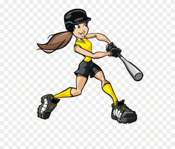 Women's Softball Clip Art Clipart Download - Girl Softball Player Cartoon Women's Softball Clip Art Clipart Download - Girl Softball Player Cartoon