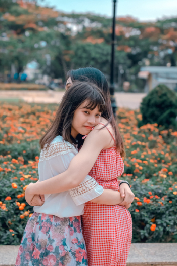 Women Hugging Each Other Women Hugging Each Other