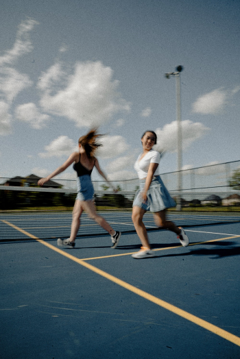 Women Playing Tennis Women Playing Tennis