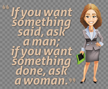 Women Quotes PNG Image