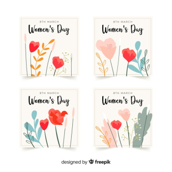 Women's day label collection Women's day label collection