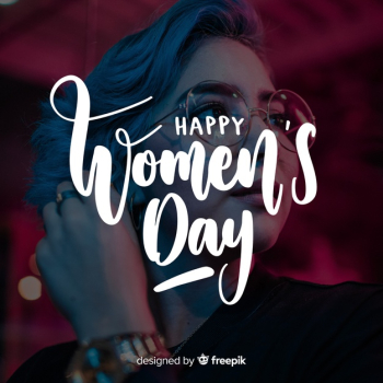 Women's day lettering Women's day lettering