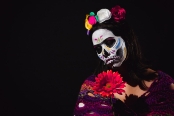 Women Wearing Face Paint Women Wearing Face Paint
